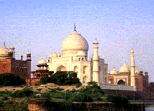 The mausoleum Taj Mahal